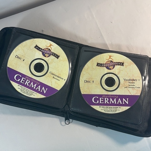 Learn German 10 Disc Edition Set With Travel Case - Picture 7 of 11